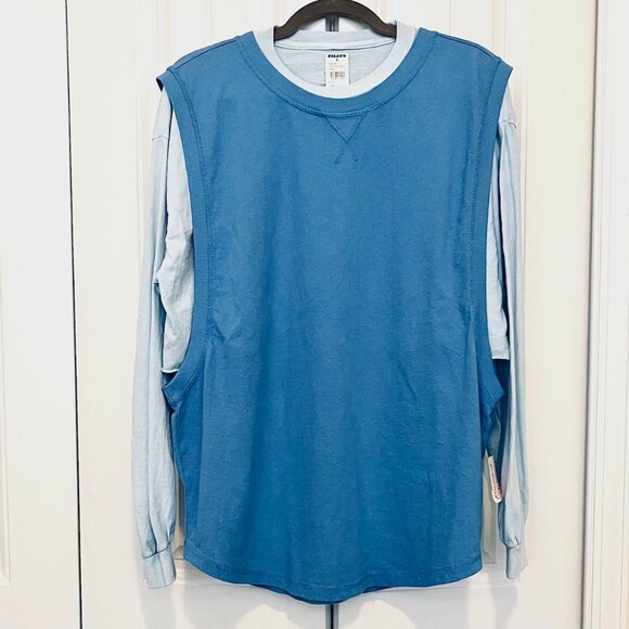 Free People Movement Spin Tank Top in Ocean Blue (L) New with Tag - Picture 10 of 11